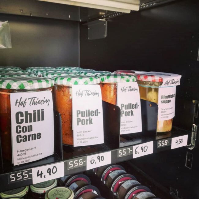 Hof Thiesing_web Hofladenautomat mit eigenen Produkten Hof Thiesing