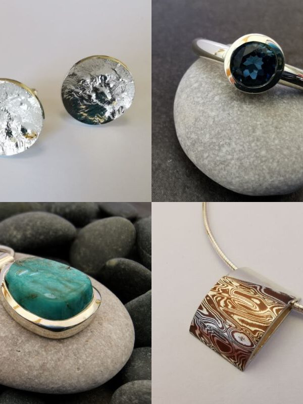 vier verschiedene Schmuckstücke