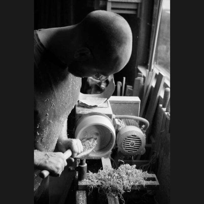 Malte bei der Arbeit