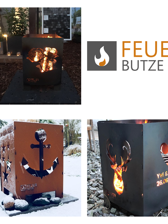 Feuerbutzen und Zubehör für Garten, Terrasse oder Balkon