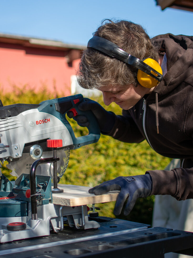 Alex von der Brettbude bei der Arbeit