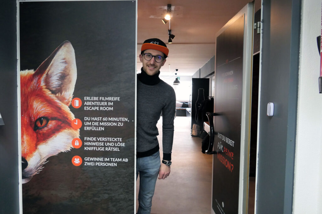 Björn Schöne erschafft mit Room Fox in Osnabrück Escpae-Room-Abenteuer für vier Standorte.